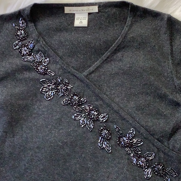 Designer Silk/Cashmere Sweater - Picture 4 of 10